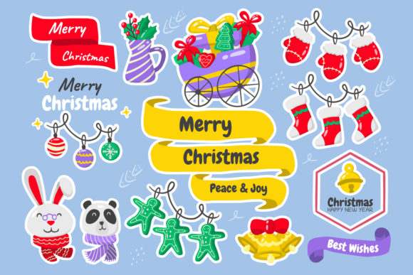 Christmas Elements Vol.2: A Festive Illustration Bundle
