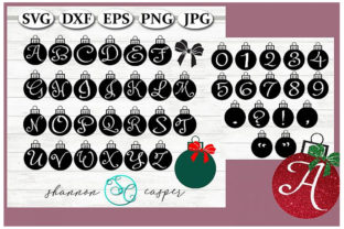 Christmas Ornament Font for Illustrations