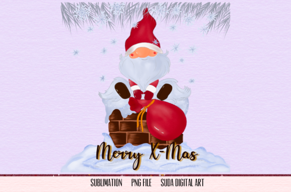 Christmas Sant Sublimation