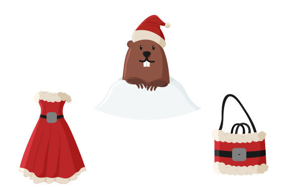 Christmas Vector Bundle Illustrations