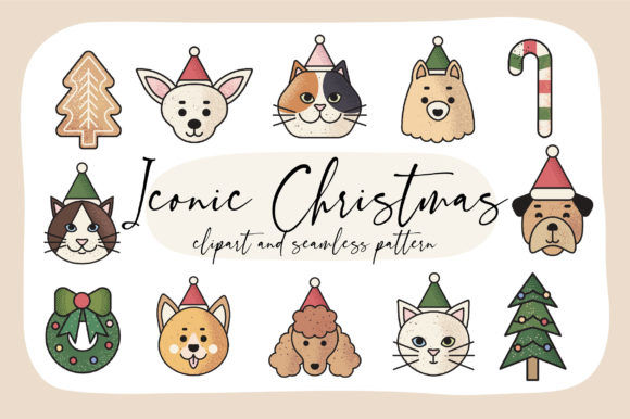 Iconic Christmas Illustrations for Local Branding